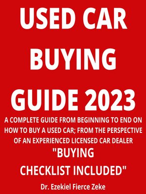 cover image of Used Car Buying Guide 2023